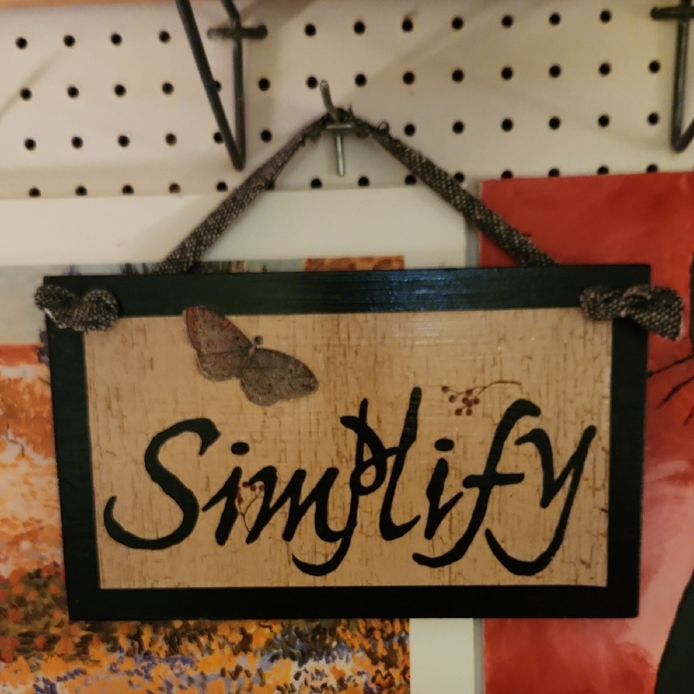 Handmade Simplify Wall Hanging with Butterfly Design